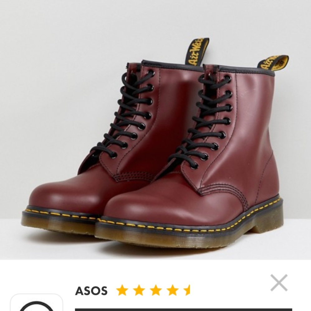 Dr. Marten Red Boots